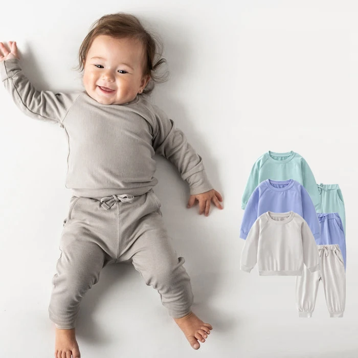 Bamboo Fabric Two Pieces Set Pajamas for Kids Baby Boys Girl Long Sleeve Top and Matching Pants Baby Clothing Set
Bamboo Fabric Two Pieces Set Pajamas for Kids Baby Boys Girl Long Sleeve Top and Matching Pants Baby Clothing Set