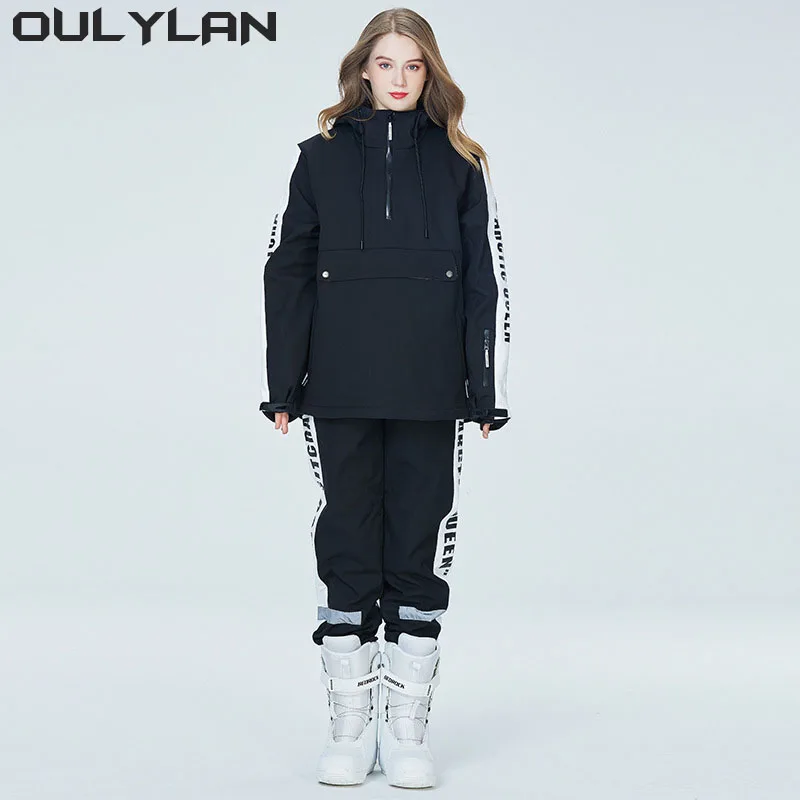 Двухкомпонентный свободный водонепроницаемый Зимний костюм Oulylan с надписью, мужской зимний комбинезон, парный лыжный костюм, женский лыжный костюм, комплект из куртки и брюк
Двухкомпонентный свободный водонепроницаемый Зимний костюм Oulylan с надписью, мужской зимний комбинезон, парный лыжный костюм, женский лыжный костюм, комплект из куртки и брюк