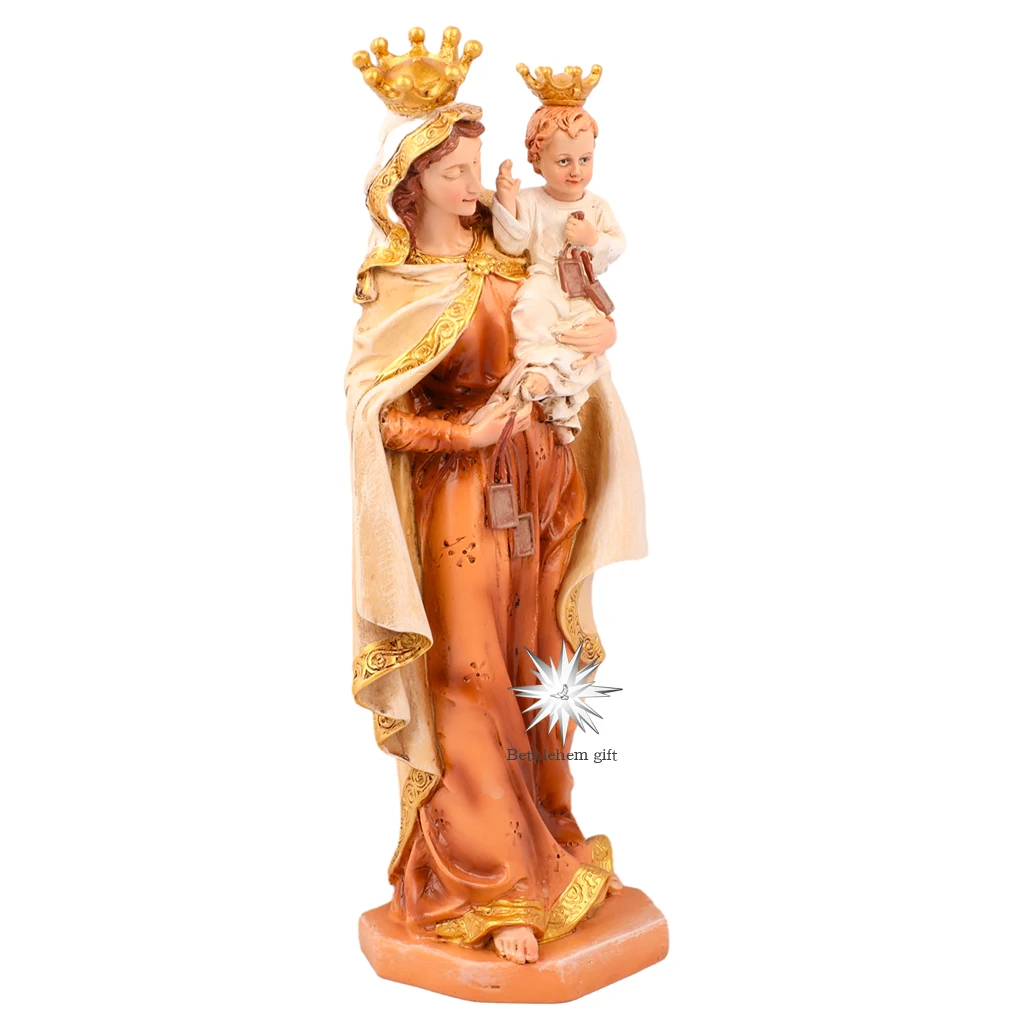 25cmH Our Lady of Mount Carmel Virgin Mary & Child Statue Sculpture Holy Figurine for HomeCatholic Decorative Ornament 25cm
25cmH Our Lady of Mount Carmel Virgin Mary & Child Statue Sculpture Holy Figurine for HomeCatholic Decorative Ornament 25cm