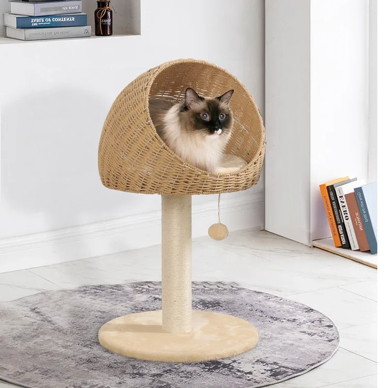 Японский Плетеный кошачий меч из ротанга ToysNatural, Когтеточка из пеньки, дышащий кошачий домик, прочное дерево для кошачьего лазания
Японский Плетеный кошачий меч из ротанга ToysNatural, Когтеточка из пеньки, дышащий кошачий домик, прочное дерево для кошачьего лазания