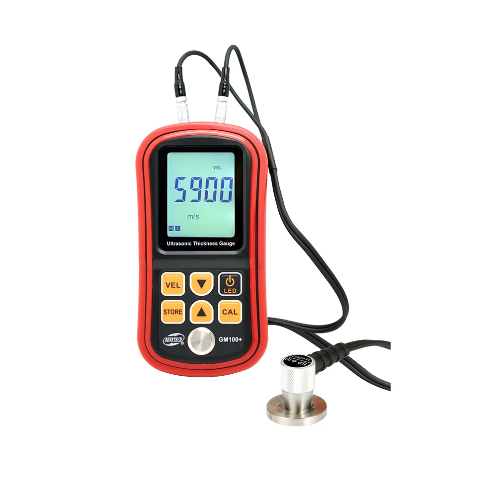Benetech Gm100+ Ultrasonic Thickness Gauge Digital Lcd Metal Thickness Gauge Sound Velocimeter 1.2-225mm(steel)0.1mm Resolution
Benetech Gm100+ Ultrasonic Thickness Gauge Digital Lcd Metal Thickness Gauge Sound Velocimeter 1.2-225mm(steel)0.1mm Resolution