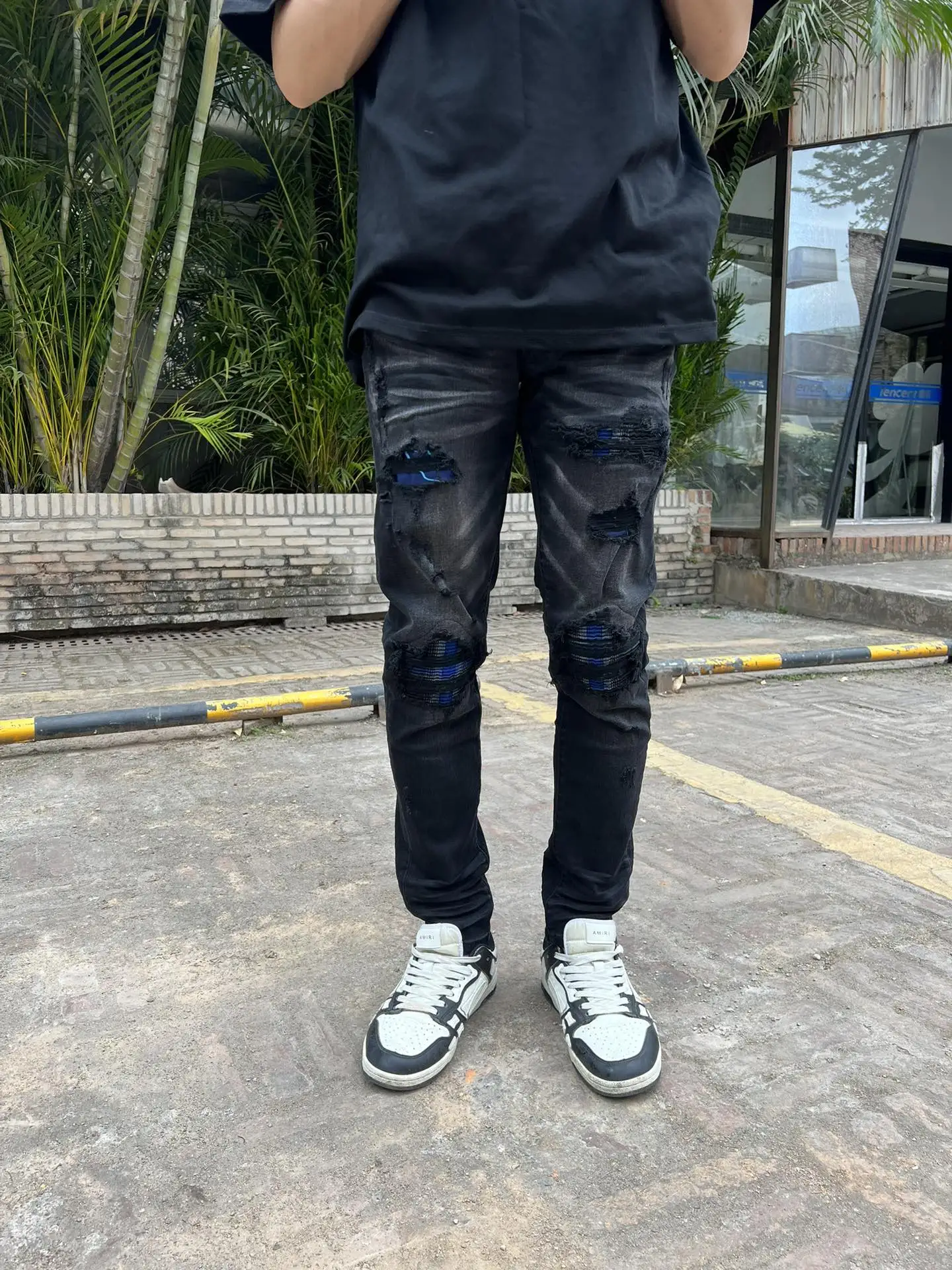 Fashion Brand Men's Jeans Streetwear Stretch Slim Fit Skinny Denim Ripped Blue Patch Pants Hip Hop Harajuku Male Pencil Trousers
Fashion Brand Men's Jeans Streetwear Stretch Slim Fit Skinny Denim Ripped Blue Patch Pants Hip Hop Harajuku Male Pencil Trousers