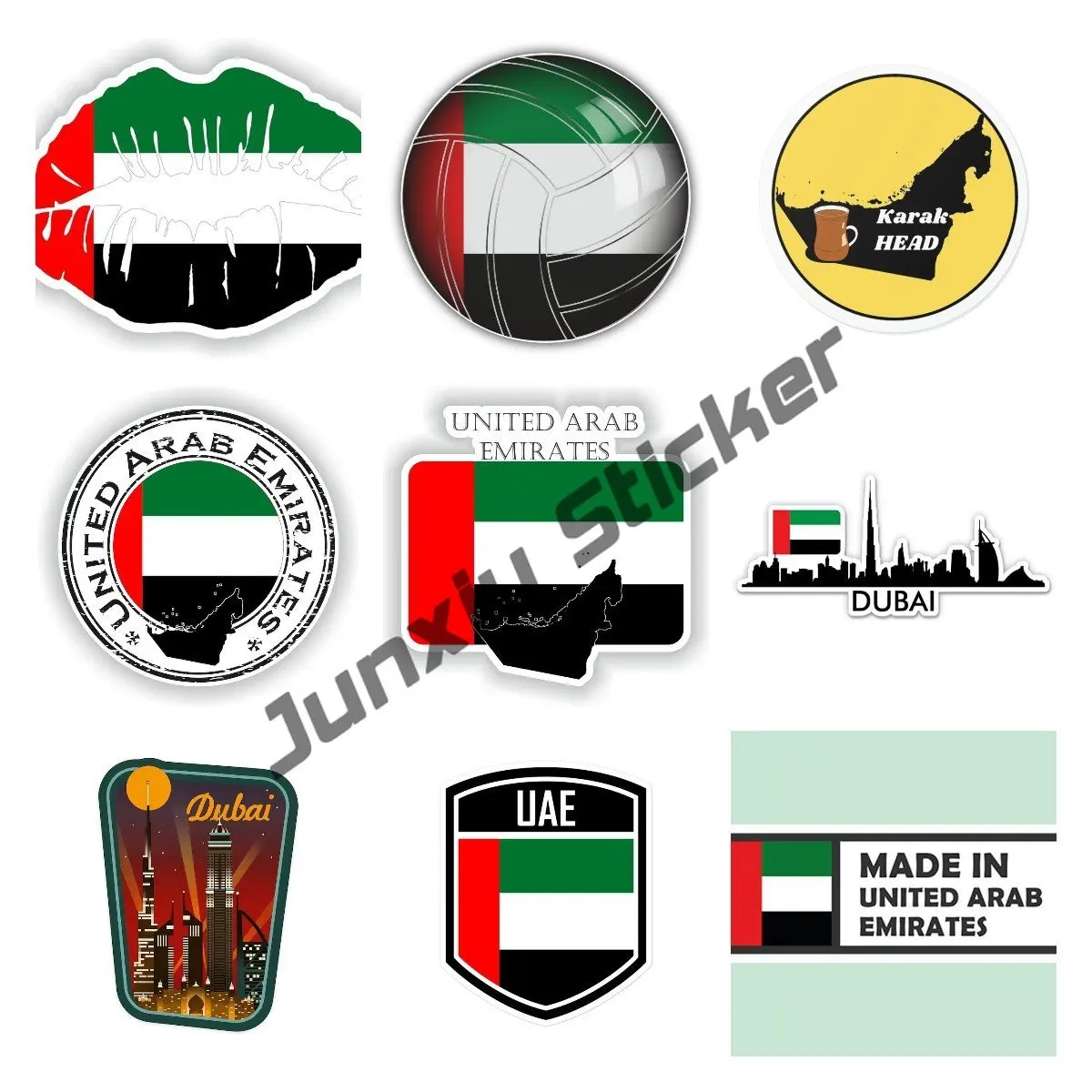 United Arab Emirates Flag Map Decal Home Pride Dubai Stamps Car Bumper Sticker Decal Decal Label Travel Surfboard Decoration
United Arab Emirates Flag Map Decal Home Pride Dubai Stamps Car Bumper Sticker Decal Decal Label Travel Surfboard Decoration