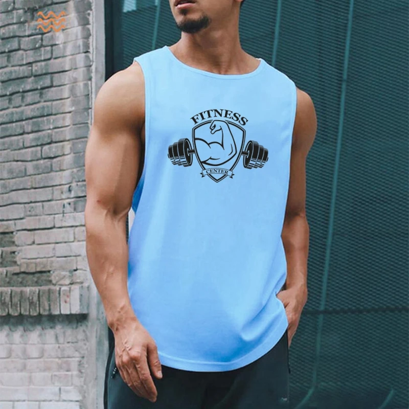 

Summer Plain Mens Fitness Singlets Loose Mesh Tops Bodybuilding Tank Top Men Gym Clothing Sporting Oversized Muscle shirt