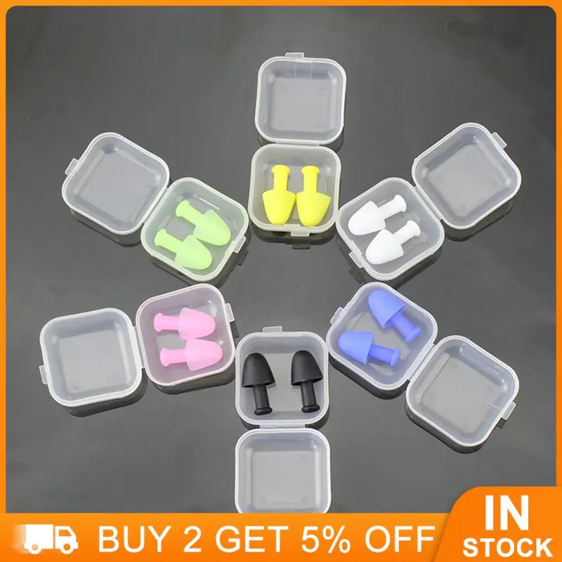 1 Pair Swimming Earplug Set With Box Soft Silicone Sleeping Earplug For Kids WaterProof Earplug Water Sports Ear Clip Accessorie
1 Pair Swimming Earplug Set With Box Soft Silicone Sleeping Earplug For Kids WaterProof Earplug Water Sports Ear Clip Accessorie