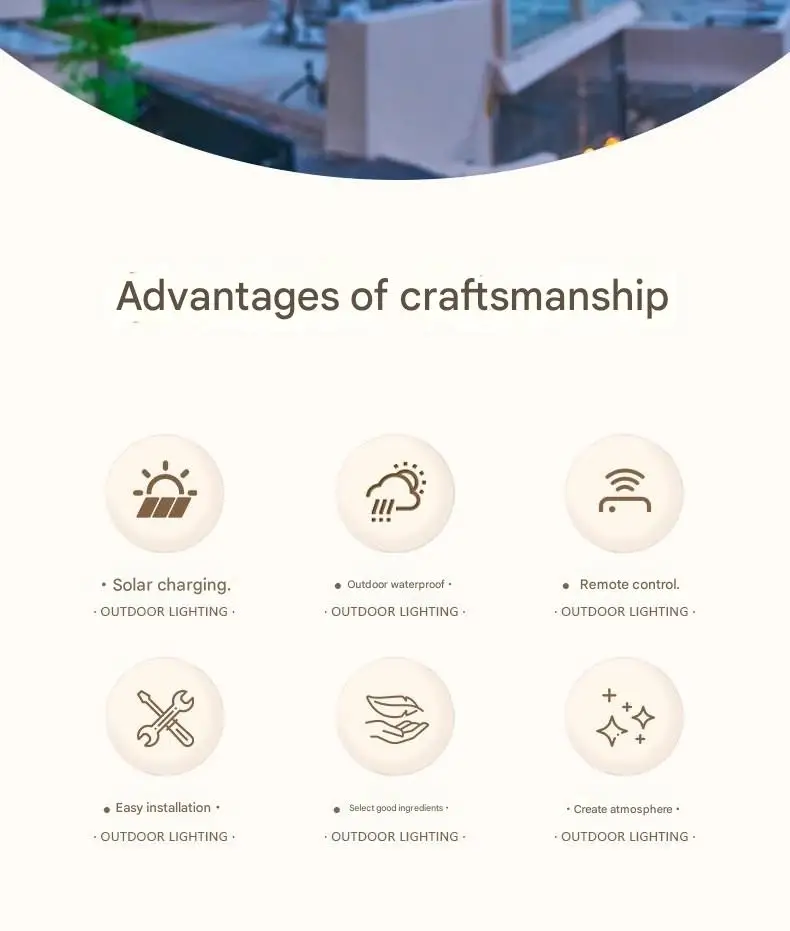 Solar Powered Garden String Lights - 16 LED Bulbs 3 S5fdcaa878c7a4240ac8b7a9436cffb95Y