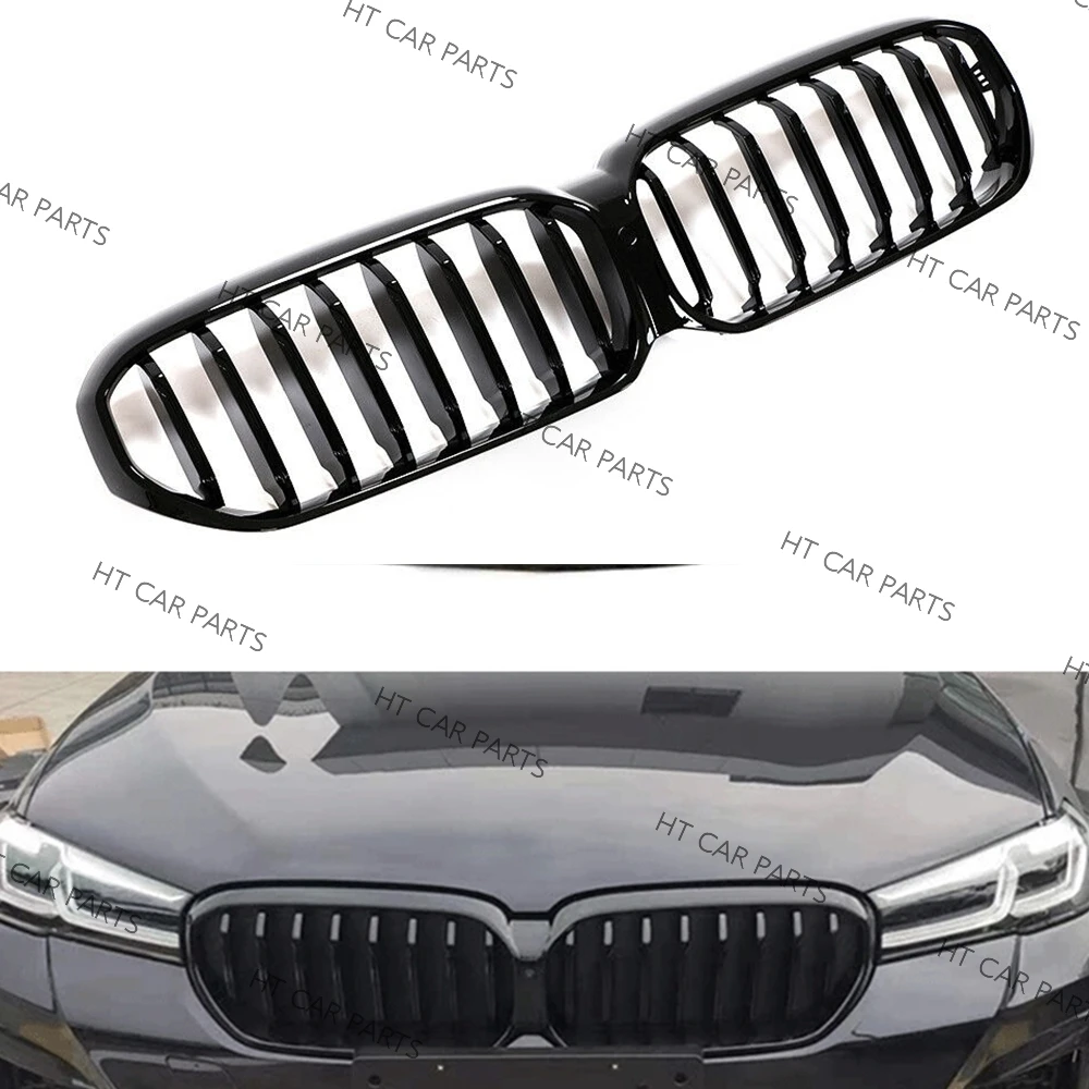 1 Piece Gloss Black ingle Slat Style of Front Kidney Grille Mesh Grill For BMW 5 Series G30 G31 G38 2021-2022
1 Piece Gloss Black ingle Slat Style of Front Kidney Grille Mesh Grill For BMW 5 Series G30 G31 G38 2021-2022