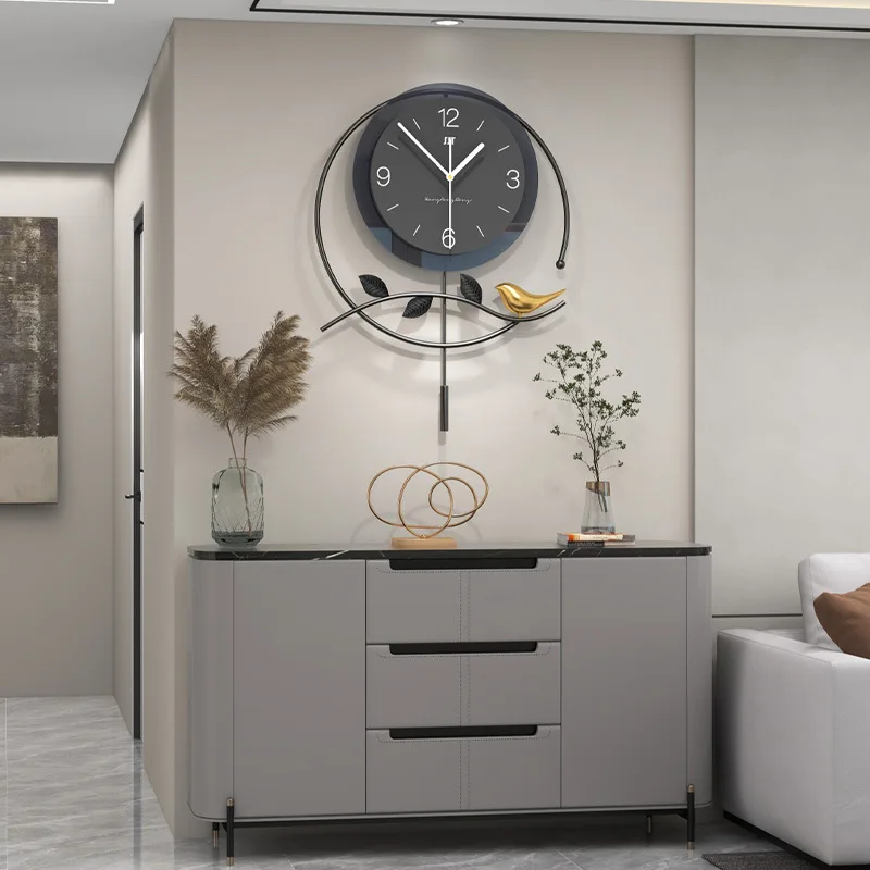 Fashionable and Creative Clock in Living Room New Chinese Wall Hanging Household Clock
Fashionable and Creative Clock in Living Room New Chinese Wall Hanging Household Clock