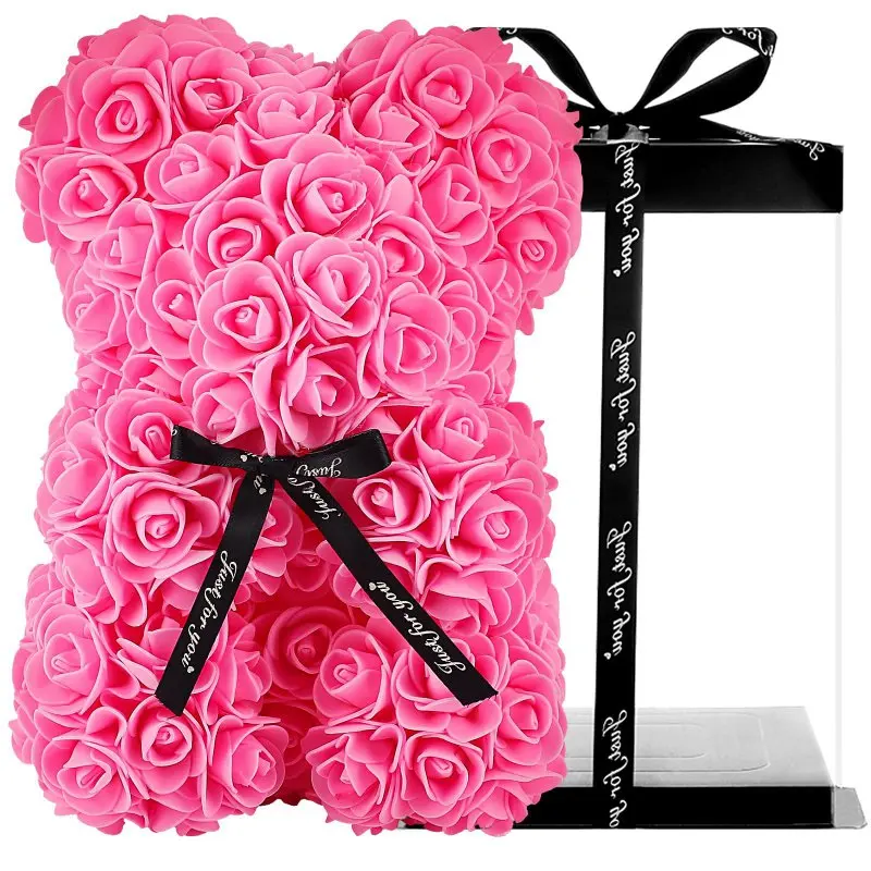 Artificial Rose Bear Artificial Flower Rose Teddy Bear For Valentine's Gift Love Forever Birthday Christmas Gift
Artificial Rose Bear Artificial Flower Rose Teddy Bear For Valentine's Gift Love Forever Birthday Christmas Gift