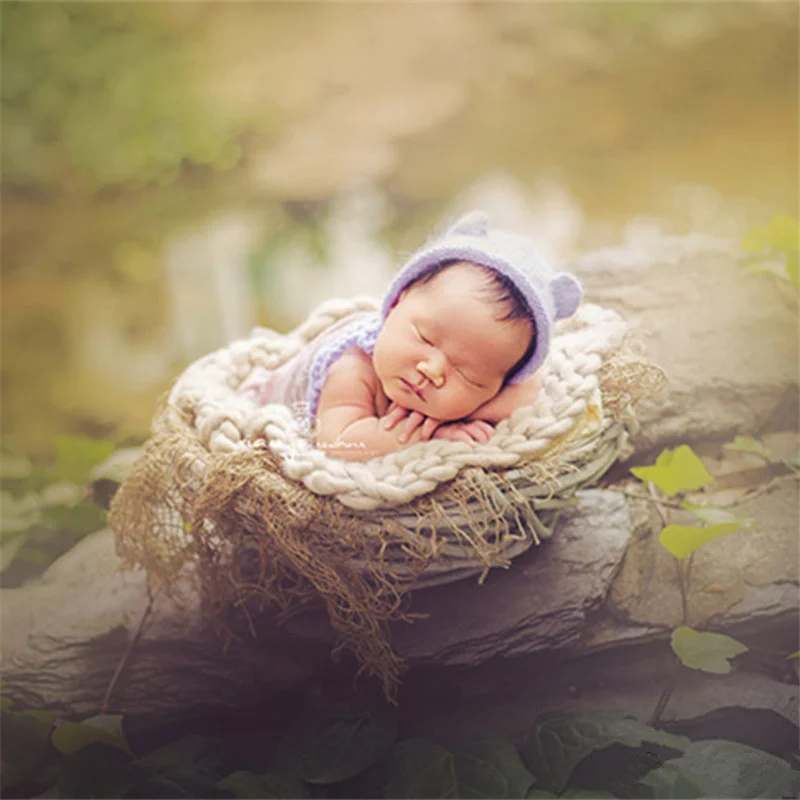 Newborn Photography Props Boy Natural Rough Rattan Basket Hand-Woven Bird's Nest Baby Accessories Photoshoot Posing Chair Bed
Newborn Photography Props Boy Natural Rough Rattan Basket Hand-Woven Bird's Nest Baby Accessories Photoshoot Posing Chair Bed