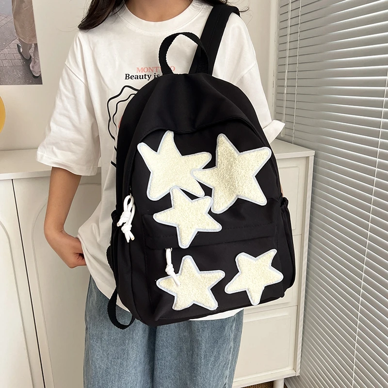 Холщовая школьная сумка Kawaii Star Decor, милая преппи сумка, Женская Повседневная сумка для ноутбука, рюкзак
Холщовая школьная сумка Kawaii Star Decor, милая преппи сумка, Женская Повседневная сумка для ноутбука, рюкзак
