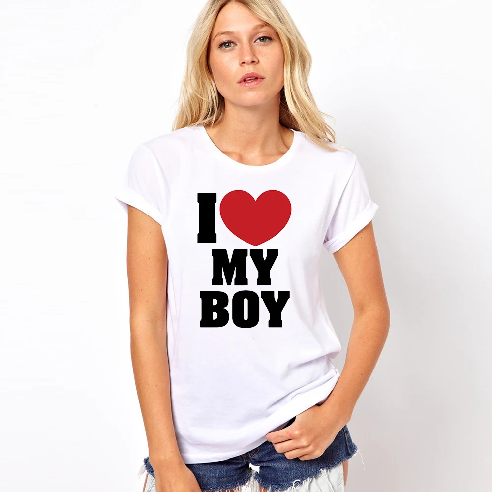 I Love My Girl I Love My Boy Couple Short Sleeves T Shirt Summer Top Chic Couple Clothes Harajuku Women Men Matching T-shirts
I Love My Girl I Love My Boy Couple Short Sleeves T Shirt Summer Top Chic Couple Clothes Harajuku Women Men Matching T-shirts