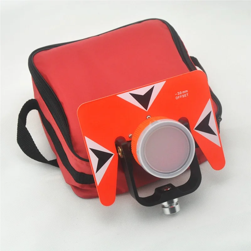 NEW RED SINGLE PRISM FOR NIKON SOUTH TRIMBLE TP SK TOTAL STATION PRISMS SURVEYING WITH SOFT BAG
NEW RED SINGLE PRISM FOR NIKON SOUTH TRIMBLE TP SK TOTAL STATION PRISMS SURVEYING WITH SOFT BAG