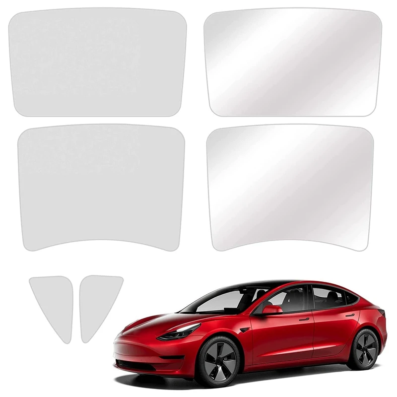 For Tesla Model 3 2021 Front Rear Sun Shades Glass Roof Sunshade UV Block Car Side Window Sunshade, 6PCS
For Tesla Model 3 2021 Front Rear Sun Shades Glass Roof Sunshade UV Block Car Side Window Sunshade, 6PCS
