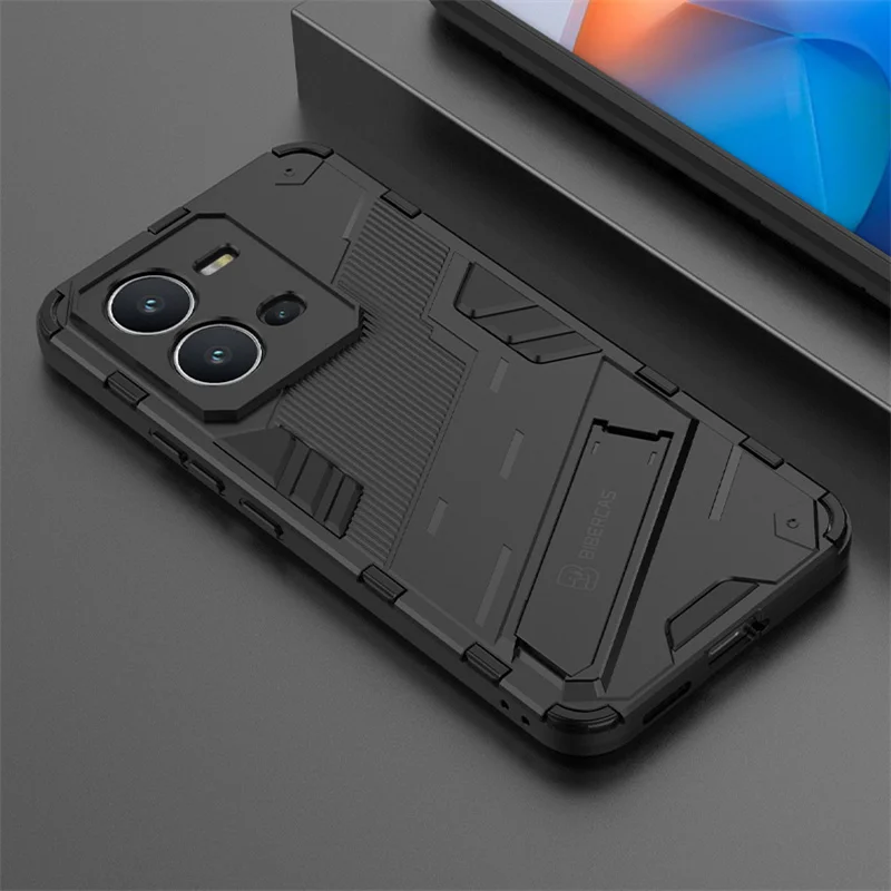 

For Vivo V25 5G Case Shockproof Kickstand Car Magnetic Holder Armor Phone Case For Vovi V25e VivoV25 V 25 Pro V25Pro Back Cover