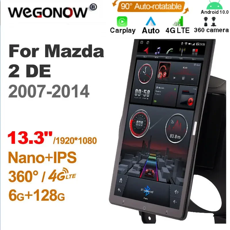 

Автомобильный радиоприемник TS10 Android10.0 Ownice для Mazda 2 DE 2007-2014 с экраном 13,3 дюйма 7862 без DVD Поддержка USB быстрая зарядка Nano 1920*1080