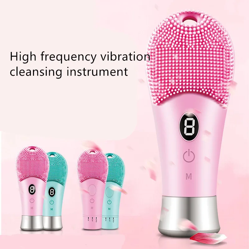 New Electric Silicone Face Cleansing Brush Ultrasonic Facial Deep Pore Cleaning Skin Massager Washable Machine Dropshipping 2
New Electric Silicone Face Cleansing Brush Ultrasonic Facial Deep Pore Cleaning Skin Massager Washable Machine Dropshipping 2
