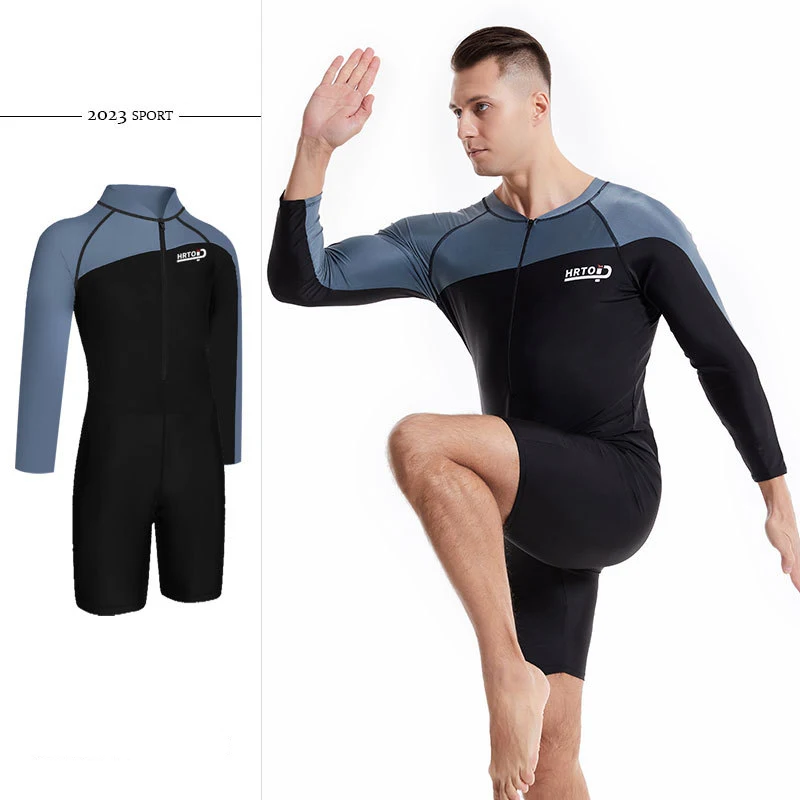 Men's Long-sleeved Swimsuit Sunscreen Quick-drying Beach Surfing Suit Youth Water Sports Snorkeling Swimming Surfing Suit
Men's Long-sleeved Swimsuit Sunscreen Quick-drying Beach Surfing Suit Youth Water Sports Snorkeling Swimming Surfing Suit