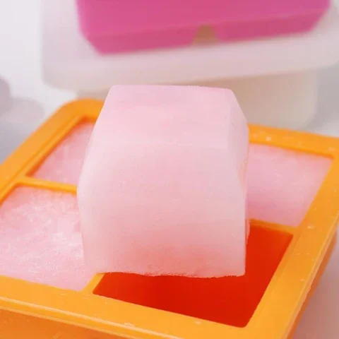 Large Ice Cube Trays Food Grade Silicone Reusable Mold Ice Maker 4 Grid BPA Free With Removable Lids Kitchen Tools Accessories
Large Ice Cube Trays Food Grade Silicone Reusable Mold Ice Maker 4 Grid BPA Free With Removable Lids Kitchen Tools Accessories