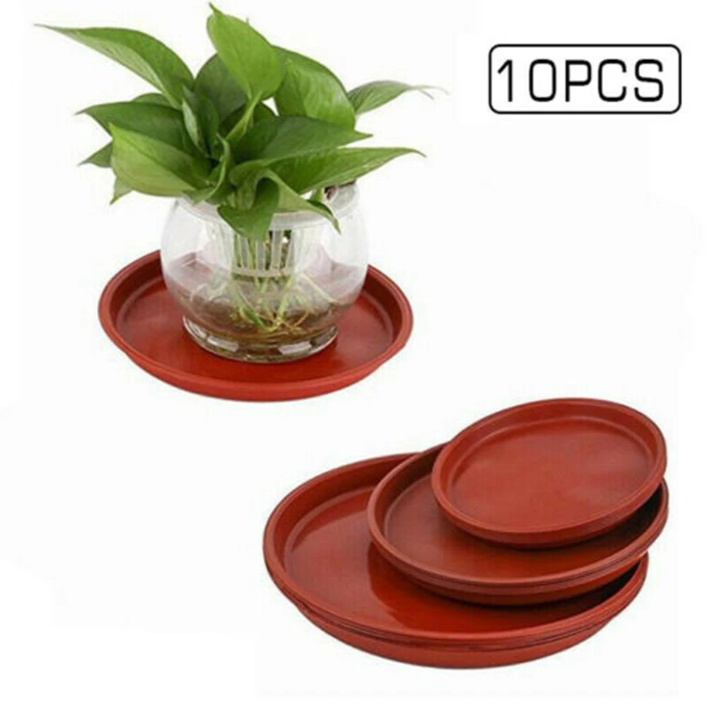 10pcs Heavy Duty Plastic Saucer Plant Ceramic Pot Saucers Water Tray Base Garden Supplies For Potted Flowers 13.9cm/ 17.8cm/26cm
10pcs Heavy Duty Plastic Saucer Plant Ceramic Pot Saucers Water Tray Base Garden Supplies For Potted Flowers 13.9cm/ 17.8cm/26cm
