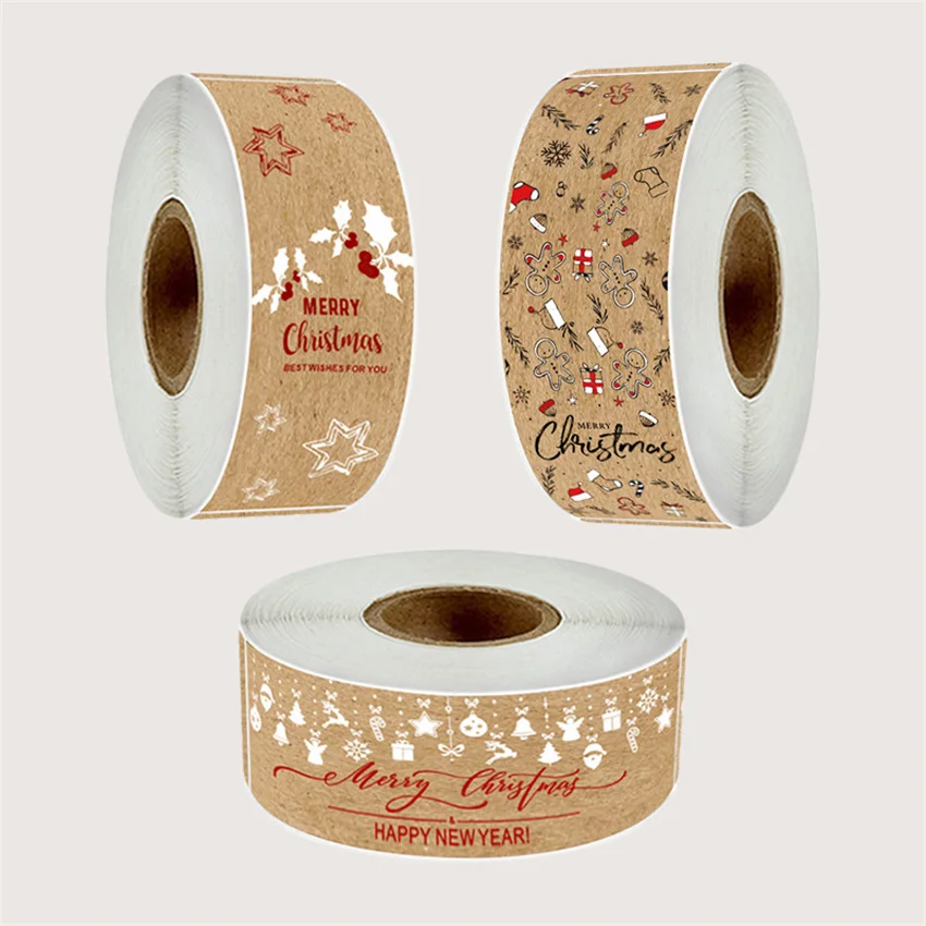 150PCS Merry Christmas Stickers Kraft paper Christmas Gift Packaging Labels for Envelopes Cards Gift Wrapping baking Decoration
150PCS Merry Christmas Stickers Kraft paper Christmas Gift Packaging Labels for Envelopes Cards Gift Wrapping baking Decoration