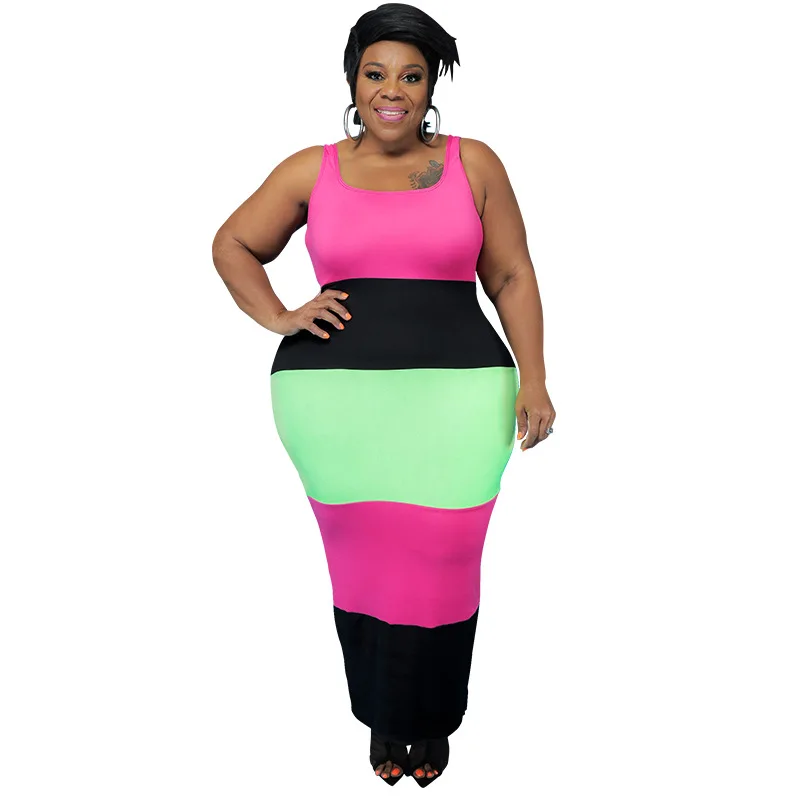 African Tank Dress Women Sleeveless Square Collar Ankle Length Robes Summer New Fashion Panelled Sexy Casual Long African Dress
African Tank Dress Women Sleeveless Square Collar Ankle Length Robes Summer New Fashion Panelled Sexy Casual Long African Dress