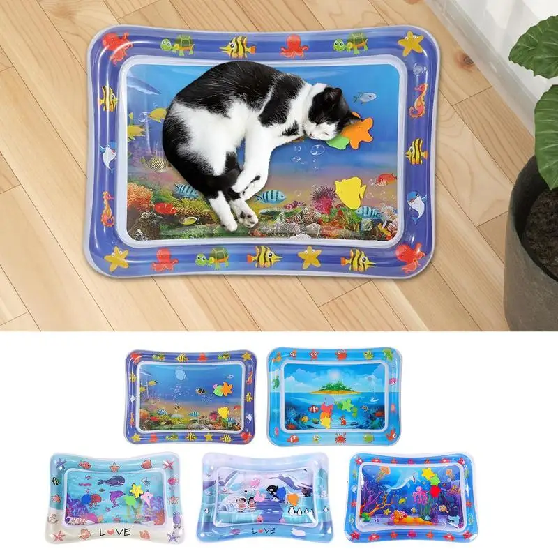 Pet Water Play Mat Cat Play Water Mat With Fish Accessories Water Sensory Pad Feel Cool Interactive Comfort Mat Pet Accessories
Pet Water Play Mat Cat Play Water Mat With Fish Accessories Water Sensory Pad Feel Cool Interactive Comfort Mat Pet Accessories