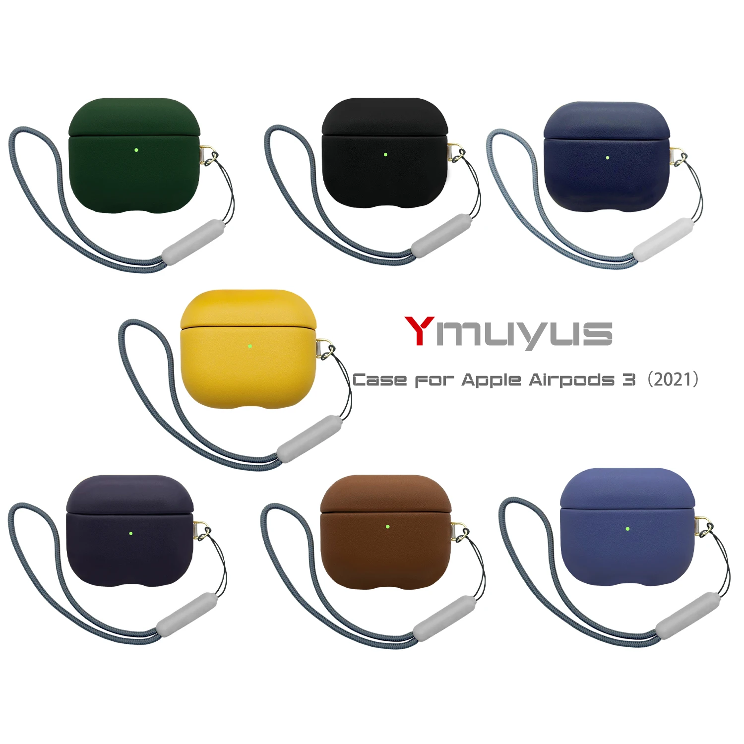 Leather Cover for Airpods 3(2021)With Original Incase Lanyard Anti-shock/Anti-fall Simplicity Earphone Case for Apple Airpods3
Leather Cover for Airpods 3(2021)With Original Incase Lanyard Anti-shock/Anti-fall Simplicity Earphone Case for Apple Airpods3