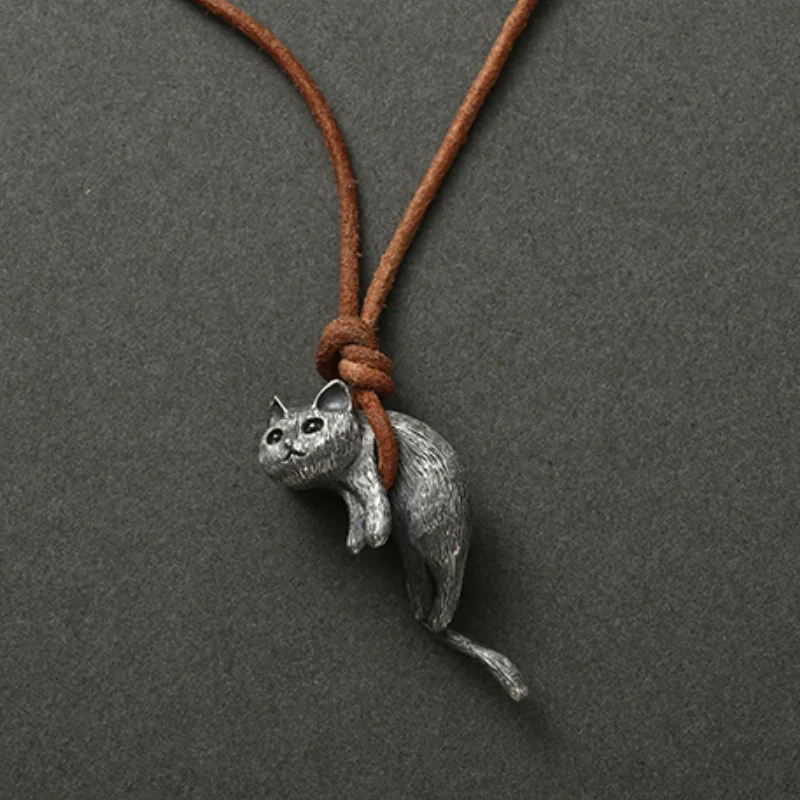 Original Design Cat Pendant Your Cat Master Couple Necklace Jewelry for Women Men New Creative Party Gift Accessories Wholesale
Original Design Cat Pendant Your Cat Master Couple Necklace Jewelry for Women Men New Creative Party Gift Accessories Wholesale