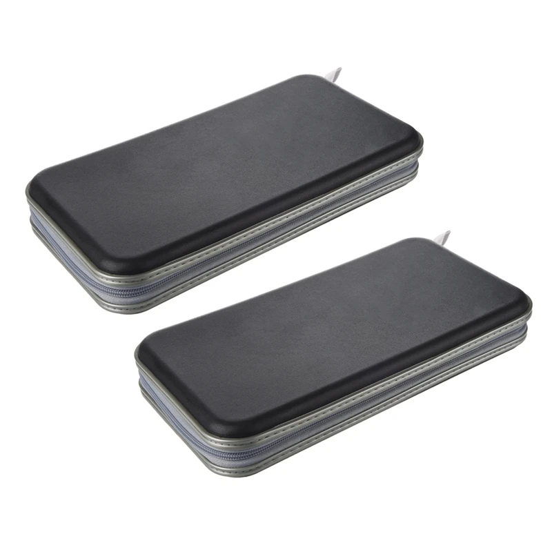 2X 80 Disc Album CD DVD Carry Cover Case Wallet Storage Holder Bag Hard Box - Black
2X 80 Disc Album CD DVD Carry Cover Case Wallet Storage Holder Bag Hard Box - Black