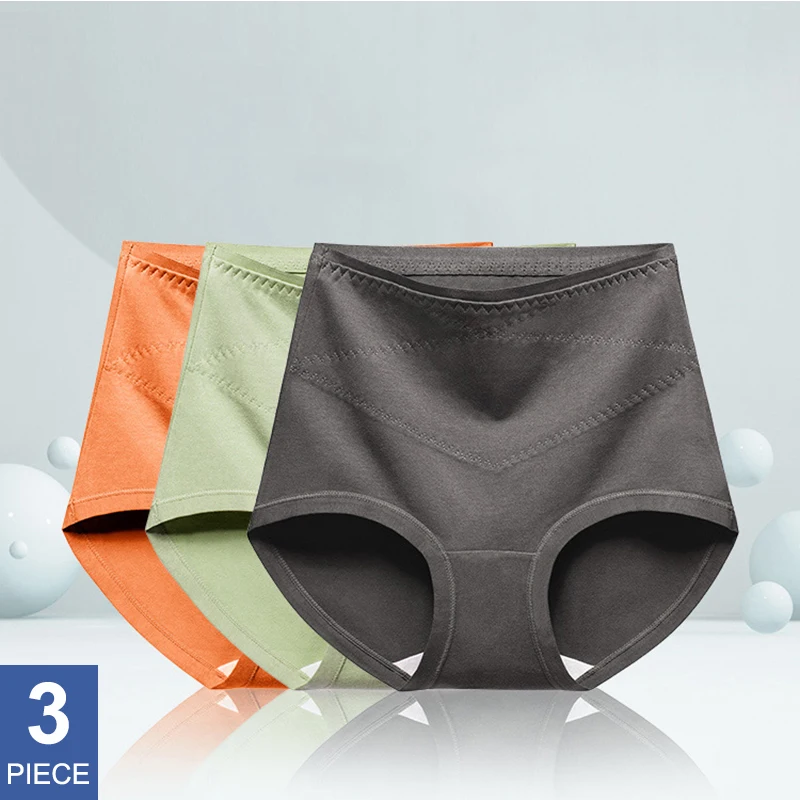 3PCS Briefs Plus Size Cotton Panties For Women Lingerie Antibacterial Underwear Breathable Underpants Female Intimates
3PCS Briefs Plus Size Cotton Panties For Women Lingerie Antibacterial Underwear Breathable Underpants Female Intimates