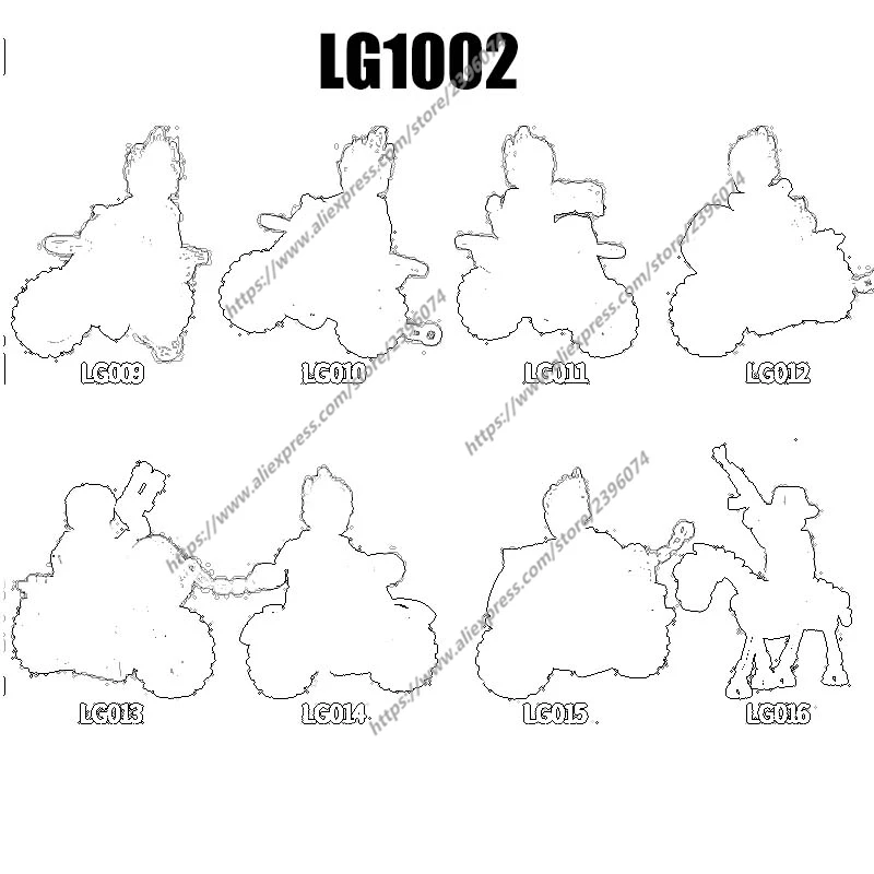 1 шт., фигурки-конструкторы LG009, LG010, LG011, LG012, LG013, LG014, LG015, LG016, LG1002
1 шт., фигурки-конструкторы LG009, LG010, LG011, LG012, LG013, LG014, LG015, LG016, LG1002