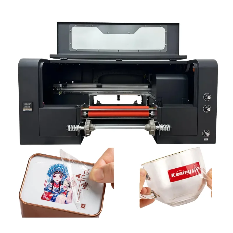 

Popular Automatic A3uv Dtf Printer Machine Roll To Roll Uv Printer Cup Sticker 30cm A/b Film 2 In 1 Xp600 Impresora
