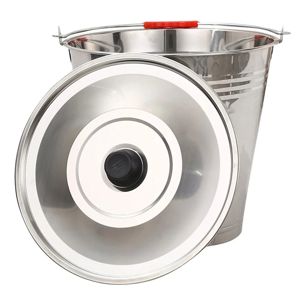 Stainless Steel Bucket With Lid Portable Water Bucket Milk Bucket With Lid Thick Iron Non-Magnetic Pasture Milking Bucket
Stainless Steel Bucket With Lid Portable Water Bucket Milk Bucket With Lid Thick Iron Non-Magnetic Pasture Milking Bucket