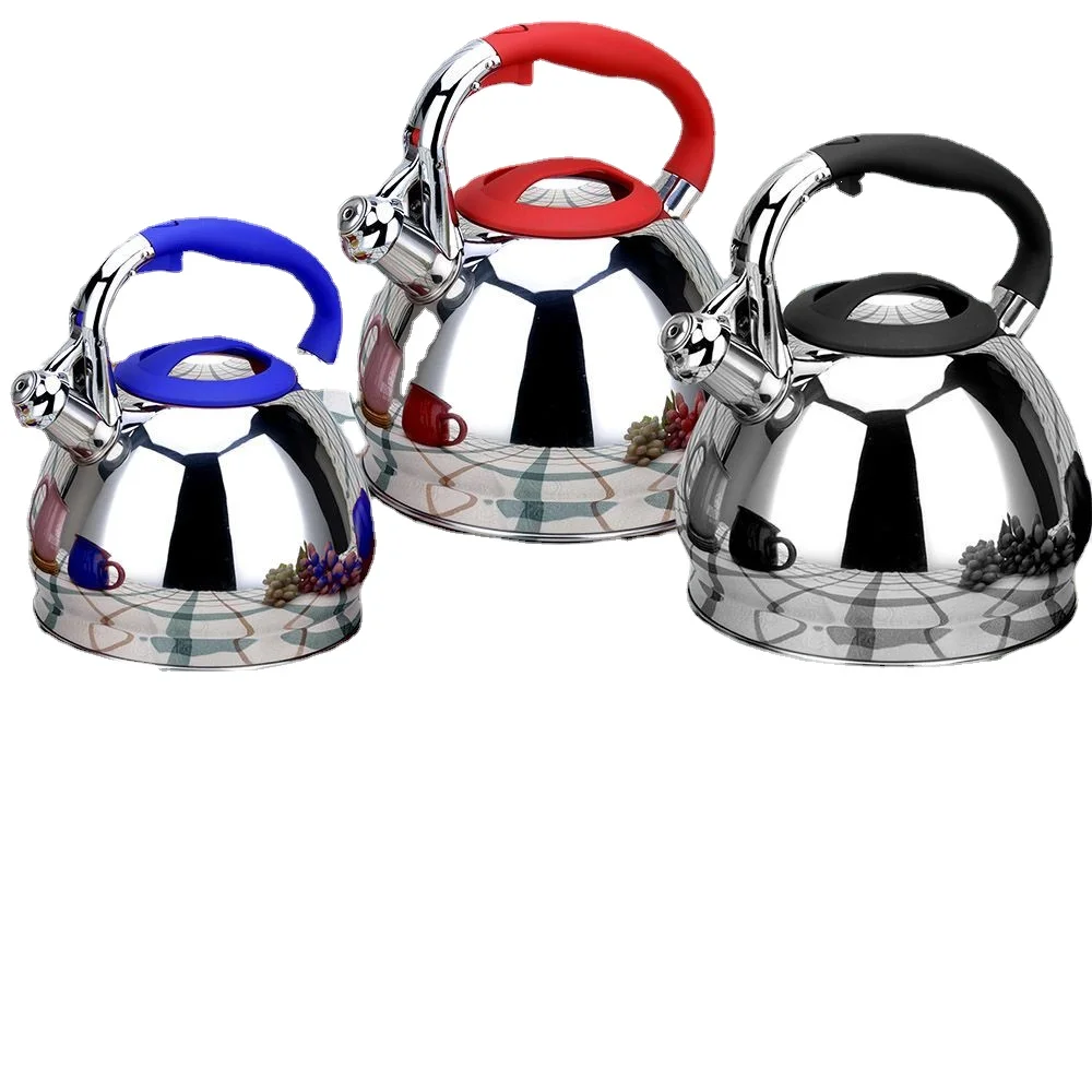 Gas Stove and Induction Cooker Compatible 3L Whistling Tea Kettle Made of High-Grade 304 Stainless Steel
Gas Stove and Induction Cooker Compatible 3L Whistling Tea Kettle Made of High-Grade 304 Stainless Steel