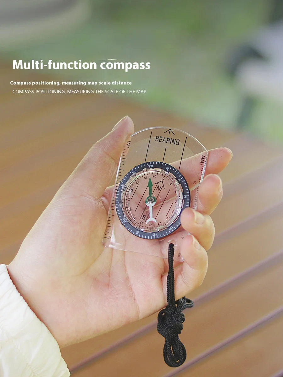 Multifunctional Portable Compass Wilderness Survival Outdoor Equipment Professional Compass Map Scale Ruler Compass
Multifunctional Portable Compass Wilderness Survival Outdoor Equipment Professional Compass Map Scale Ruler Compass