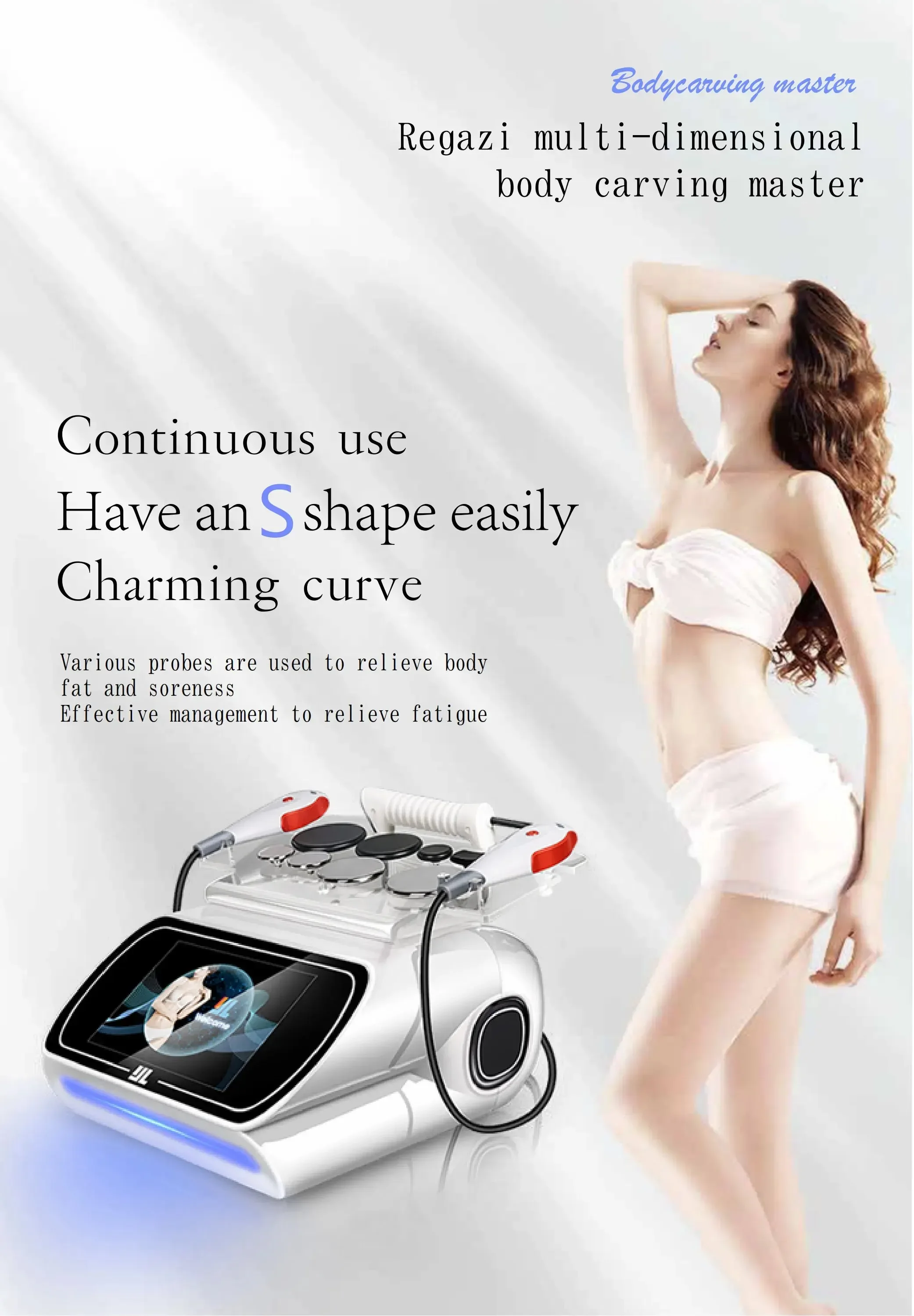 ProfessionalMultifunctional Body ShapeSkin Tightening Eve Fine Lines Removal FaciaRelaxation Wrinkle Smoothing
ProfessionalMultifunctional Body ShapeSkin Tightening Eve Fine Lines Removal FaciaRelaxation Wrinkle Smoothing