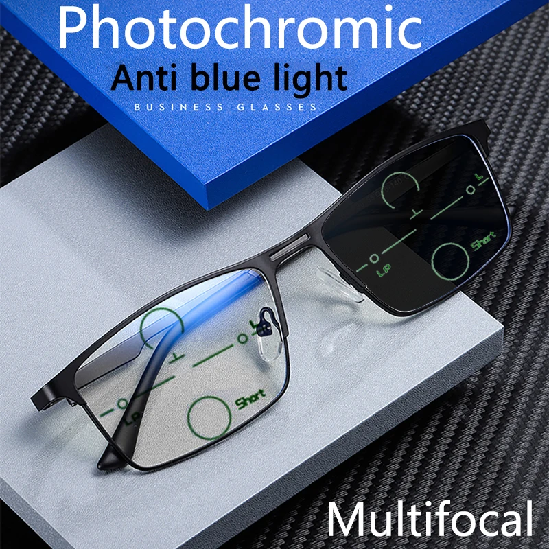 High Quality Photochromic Progressive Reading Glasses Men Multifocal Bifocal Presbyopic Glasses Women Ultralight TR90 Full Rim
High Quality Photochromic Progressive Reading Glasses Men Multifocal Bifocal Presbyopic Glasses Women Ultralight TR90 Full Rim