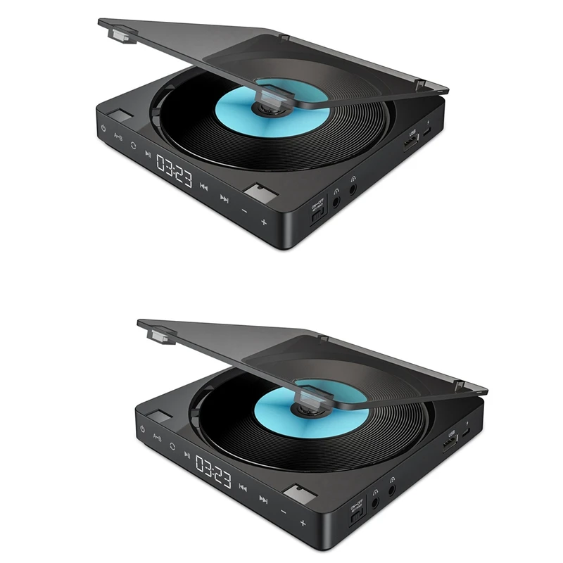 2X Compact Sports Portable CD Player Touch Button Rechargable Disc Player Reproductor CD Double Headphones CD Walkman
2X Compact Sports Portable CD Player Touch Button Rechargable Disc Player Reproductor CD Double Headphones CD Walkman