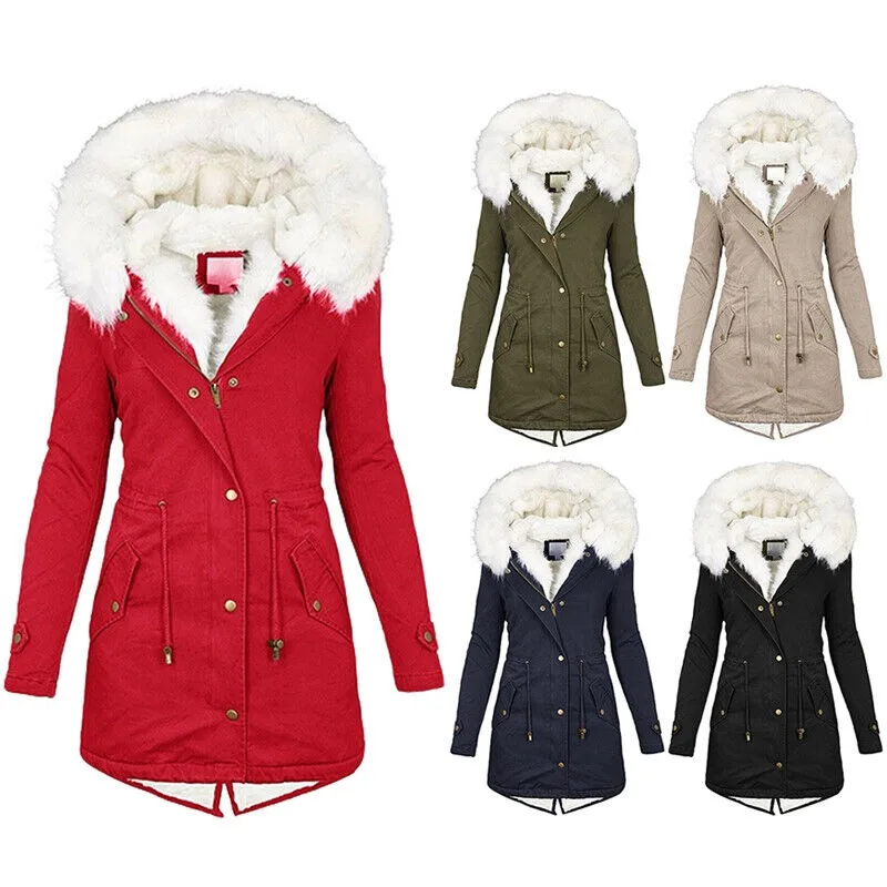 Winter Warm Fleece Hooded Coat Fashion Solid Color Leisure Pocket Zipper Imitation Fur Windbreaker Coat Windproof Parka S-5XL
Winter Warm Fleece Hooded Coat Fashion Solid Color Leisure Pocket Zipper Imitation Fur Windbreaker Coat Windproof Parka S-5XL