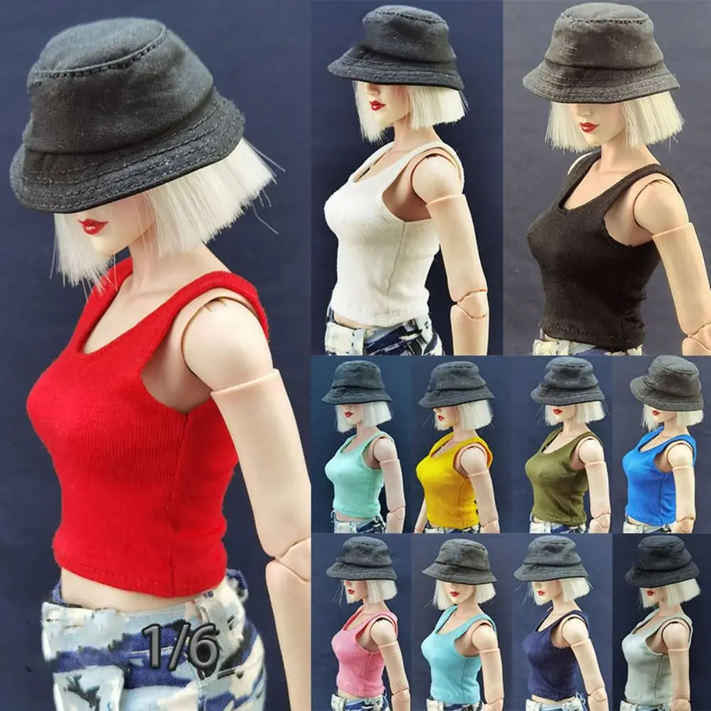 

10 Colors 1/6 Miniature Vest High Quality Cloth 30cm Trendy Clothing Soldier Figure Accessory for For 12" Action Doll