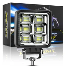 Car LED Work Light 144W Square 48LED Headlight Modified Auxiliary Light 9V-80V Reversing Reflector Lamps Headlamp Searchlight
Car LED Work Light 144W Square 48LED Headlight Modified Auxiliary Light 9V-80V Reversing Reflector Lamps Headlamp Searchlight
