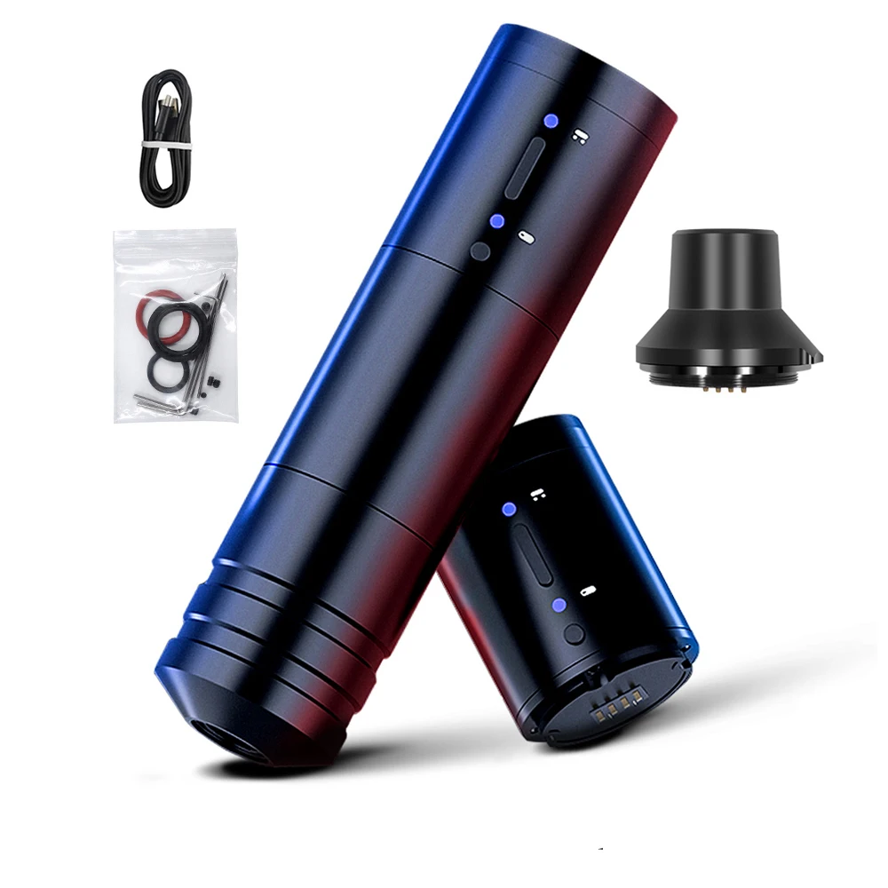 Professional Wireless Tattoo Pen Machine 4.0mm Stroke Powerful Coreless DC Motor Digital Display for Artist Body
Professional Wireless Tattoo Pen Machine 4.0mm Stroke Powerful Coreless DC Motor Digital Display for Artist Body