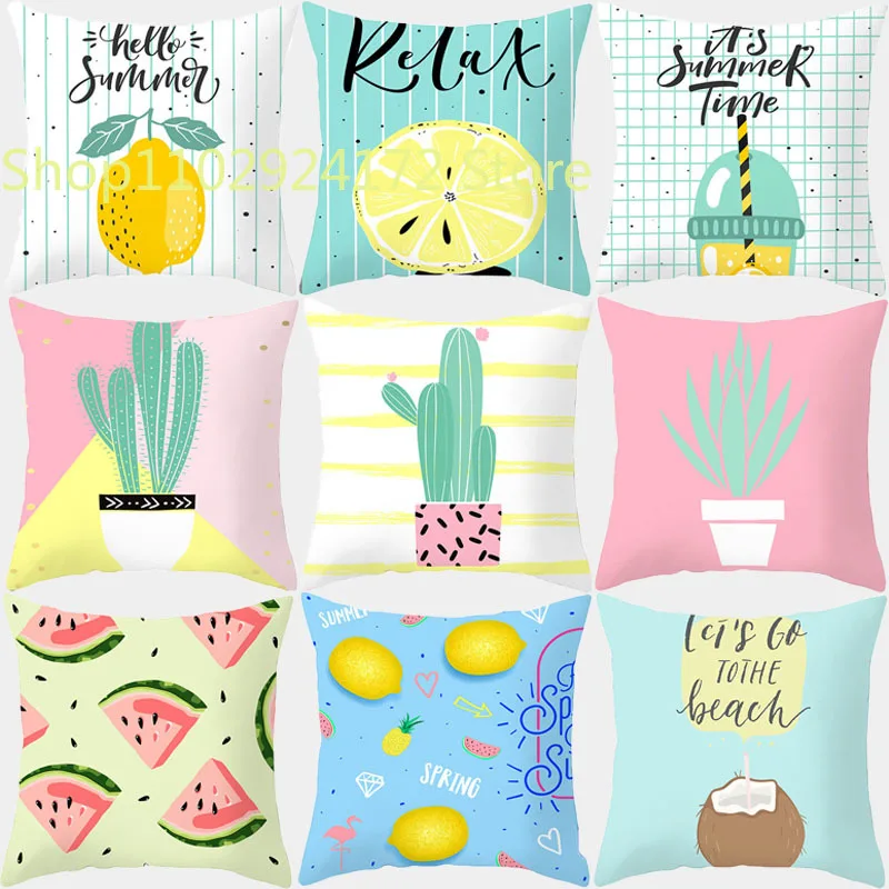 Bedroom Living Room Plant Fruit Pillowcase Cushion Cover Decorative Sofa Pink Yellow Home Decor
Bedroom Living Room Plant Fruit Pillowcase Cushion Cover Decorative Sofa Pink Yellow Home Decor