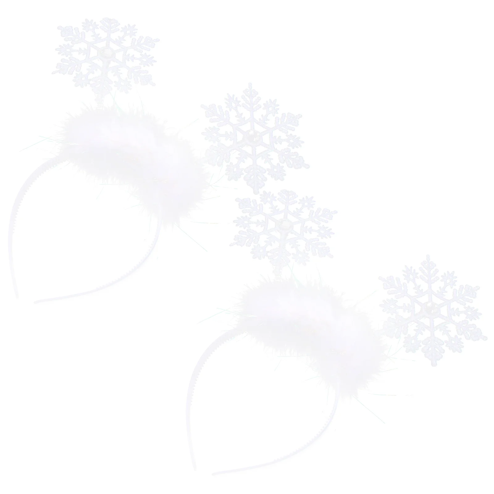 2pcs Christmas Snowflake Headband, Fluff Headdress Bopper Xmas Hair Bands for Kids and Adults Birthday Favors Costumes
2pcs Christmas Snowflake Headband, Fluff Headdress Bopper Xmas Hair Bands for Kids and Adults Birthday Favors Costumes