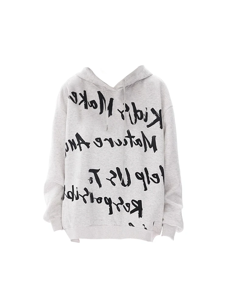 Autumn Winter Women Korean Vintage Solid Letter Print Pullover Hoodies Streetwear Design Casual Sweatshirts Fashion High Street
Autumn Winter Women Korean Vintage Solid Letter Print Pullover Hoodies Streetwear Design Casual Sweatshirts Fashion High Street