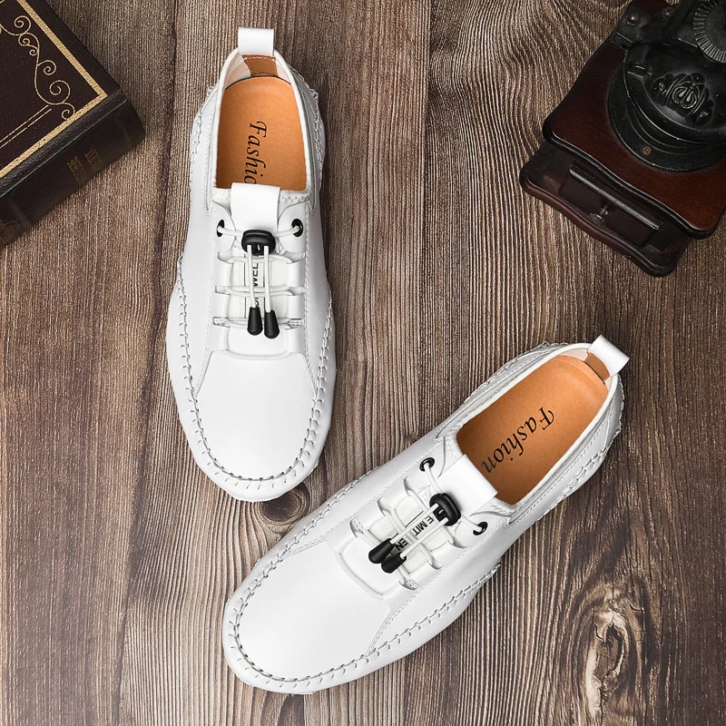 New Arrival Leather Men Casual Shoes New Comfy Mens Loafers Moccasins Breathable Slip on Boat Shoes All-Match Lazy Driving Shoes
New Arrival Leather Men Casual Shoes New Comfy Mens Loafers Moccasins Breathable Slip on Boat Shoes All-Match Lazy Driving Shoes