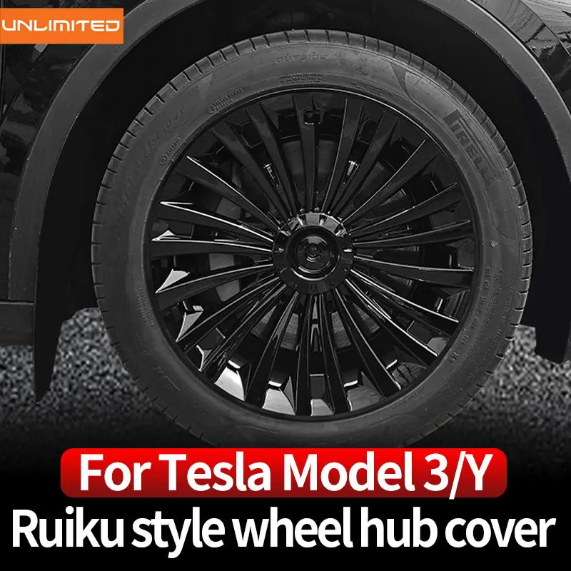 Car 19-Inch Ruiku Style Wheel Hub Cover For Tesla Model Y Replacement Wheel Hubcap Exterior Decoration Protection Accessories
Car 19-Inch Ruiku Style Wheel Hub Cover For Tesla Model Y Replacement Wheel Hubcap Exterior Decoration Protection Accessories