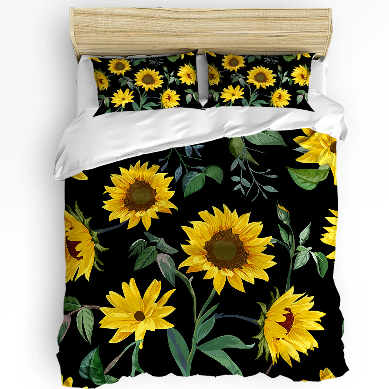 Sunflower Black 3pcs Couple Duvet Cover with Pillow Case Custom Comforter Bedding Set Quilt Cover Double Bed Home Textile
Sunflower Black 3pcs Couple Duvet Cover with Pillow Case Custom Comforter Bedding Set Quilt Cover Double Bed Home Textile