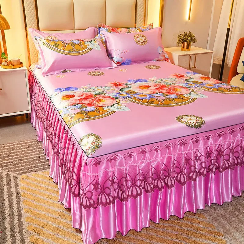 2023 2/3 Pcs Bedding Set Home Classic Lace Bed Spreads Machine Washable Bed For Pillowcases With Sheets Size Band King Queen
2023 2/3 Pcs Bedding Set Home Classic Lace Bed Spreads Machine Washable Bed For Pillowcases With Sheets Size Band King Queen
